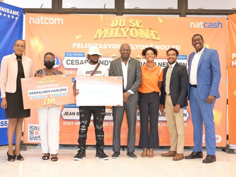 Trois nouveaux millionnaires grâce à la promotion &laquo;&nbsp;Ou Se Milyonè&nbsp;&raquo; de la Natcom en janvier&nbsp;2025